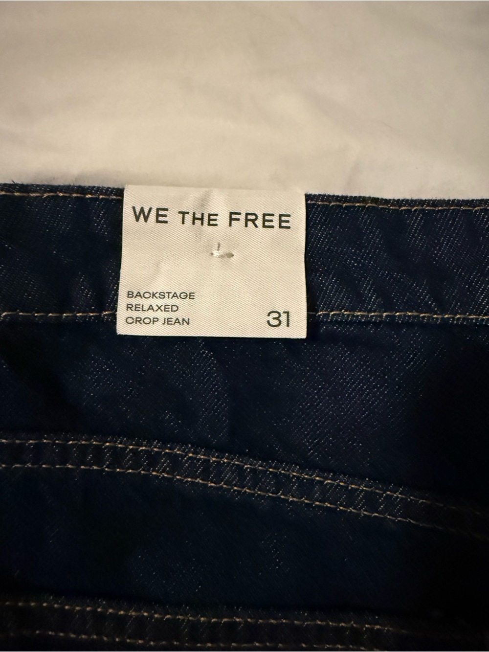 We The Free Backstage Relaxed Crop Jean - Dark Blue (women’s )